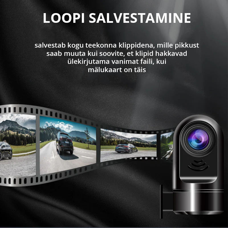 1080P HD 360° videosalvesti
