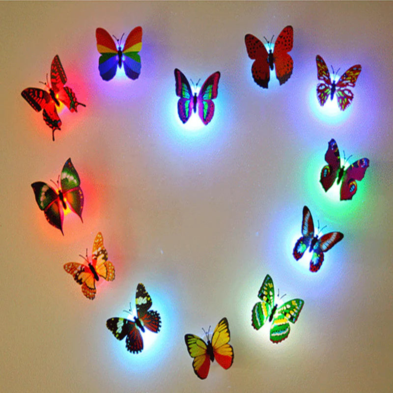 3D LED Liblikas kaunistus
