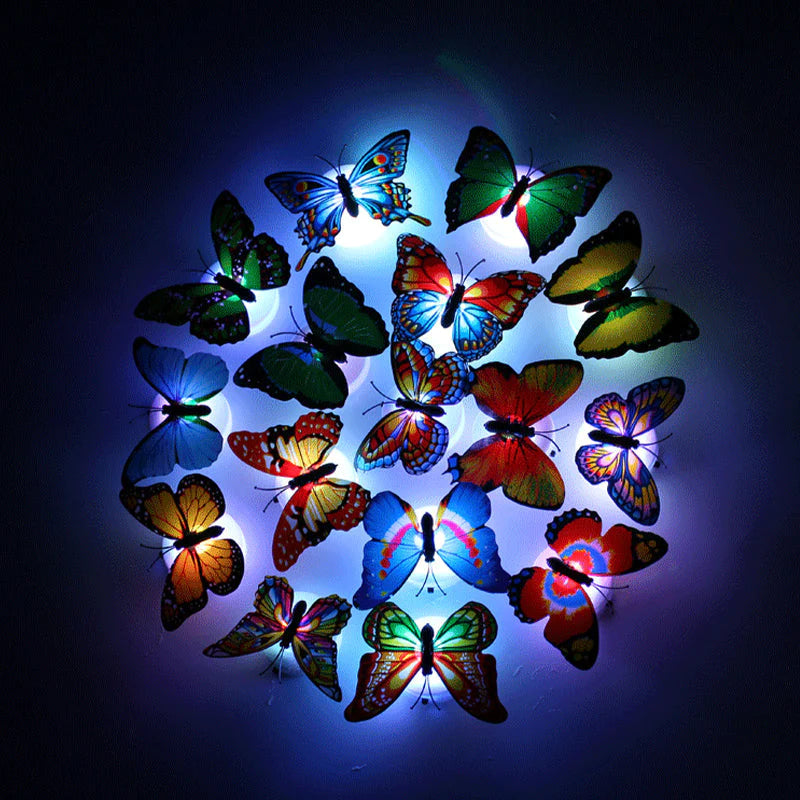 3D LED Liblikas kaunistus