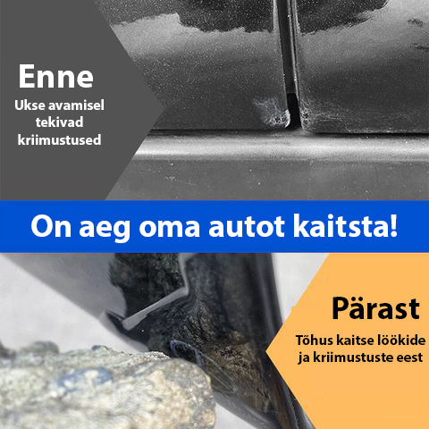 Universaalsed auto ukse nurkade kleebised (4 tk.)