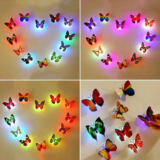3D LED Liblikas kaunistus