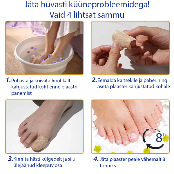 ClearNail™ seenevastased plaastrid küüntele