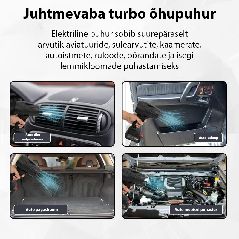 Juhtmevaba turbo õhupuhur