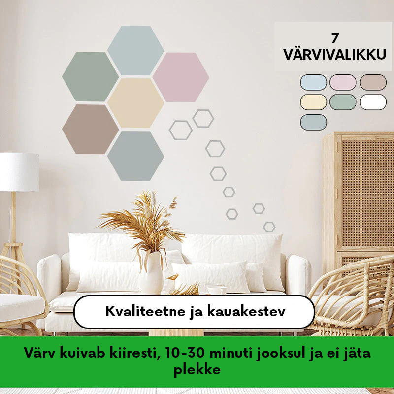 Lateksvärvid siseseintele
