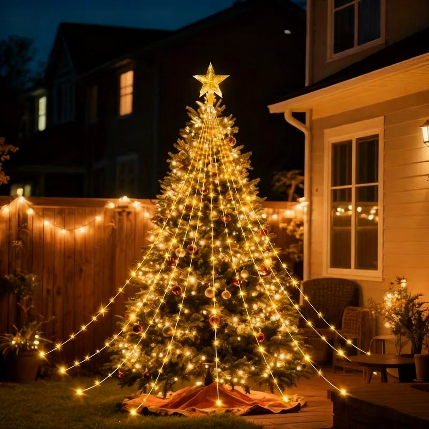 „Starlight Cascade“ girliand